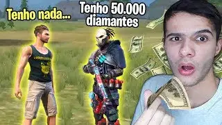 FINGI SER RICO DESUMILDE NO FREE FIRE E VEJA A REA&Ccedil;&Atilde;O DELE!