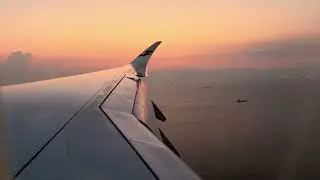 [Finnair A350] Evening dusk landing at NGO / AY079
