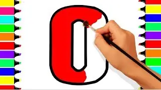 Number Coloring Pages | How to Draw Numbers | Learn Numbers and Colors for Kids