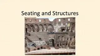 Comforts for spectators at ancient Roman entertainment venues
