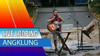 Live Performance Guitar Looping With Angklung - Improvement Music Instrument