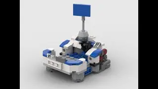 Captain Rex's Command Station Alternate build of 75391 Captain Rex Y-Wing Microfighter