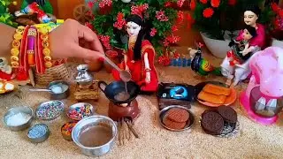Chocolate cake|Miniature cooking chocolate cake|Dairymilk & Oreo cake|Mini food cake|Tiny cakes#cake