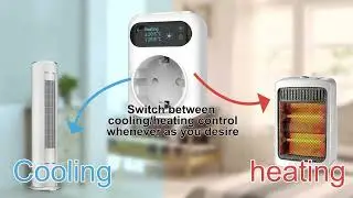 Tomada de termostato digital Tuya WIFI 16A Plugue de sa&iacute;da Controlador