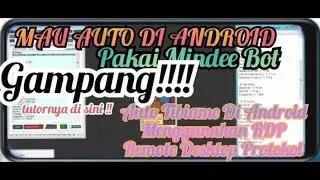 Autohunt TibiaME Android menggunakan RDP