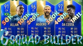 SQUAD BUILDER 50k 100k 200k 300k 400k 1MIL FIFA 19