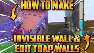 HOW TO MAKE INVISIBLE TRAP WALL AND EDIT TRAP WALLS (Scammer Gets Scammed) Fortnite Save The World