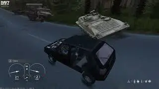 The Mega Gunter Car test on DayZ 1.29 EXP version