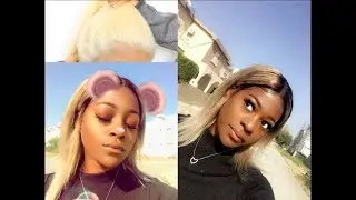 HOW I DYE MY  613 WIG TO ASH BLONDE WITH BROWN ROOTS: DARKSKIN FRIENDLY