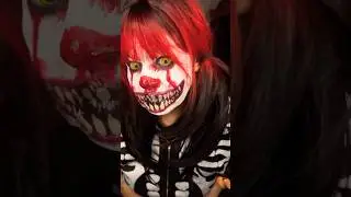 Temporary Face Tattoos IT  #sfxmua #pennywise #makeup #shein #shorts #grwm #sfx #diy #princesskrey
