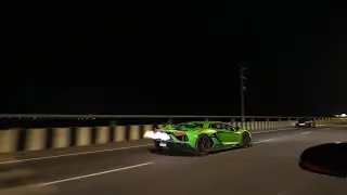 MUMBAI MIDNIGHT RUN IN SUPER CARS. | Lamborghini SVJ , Ferrari 812 Comp |