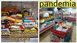 Compras de mercado na pandemia/tudo caro ser&aacute; que economizei?