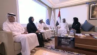 محمد بن راشد يتفقد مشاريع البنية التحتية ل
