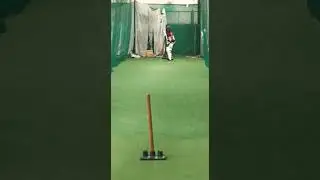 Abir Chadha facing fast bowling at indoor nets Kandivali