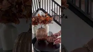 Stylish Target Console Table Styling | Warm Fall Decor Ideas!