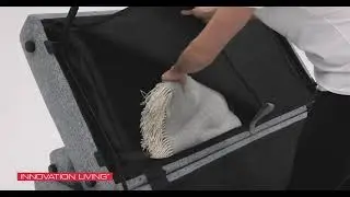 Cubed Sofa Bed w/ Arms from Innovation Living - Operating Video