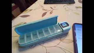 Smart Pill Organizer with Alarm, Bluetooth