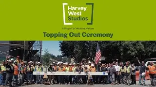 Harvey West Studios - Topping Out Ceremony