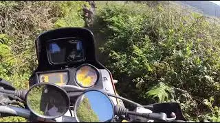 KTM 640 Adventure. Ruta en moto 