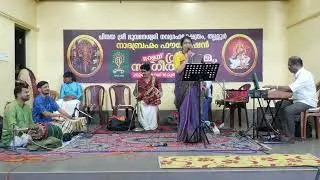 Usha Nambeesan Praying @ Chinmaya Bhuvaneswari Navagraha Temple Thrissur
