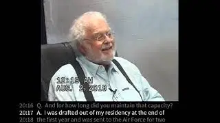 Somatics (ECT device) Co-owner Dr. Richard Abrams Deposition (Part 1 of 2) | Thelen v. Somatics