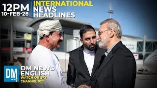 12PM News Headlines | Iran security chief heads to Oman with nuclear message for US | 10-Feb-26