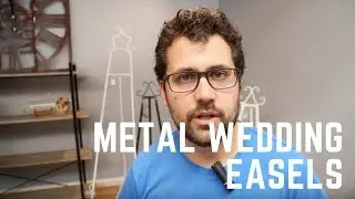 Metal Wedding Easel - review by Manny from Beyond Bright