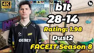 b1t drops 28Kills FACEIT Season 8 (Dust2) Apr 22, 2026