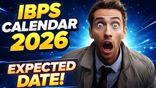 📢📢 IBPS CALENDAR 2026 🔥🔥 Notification | Exam Date (All IBPS) 🤯