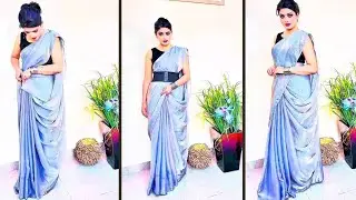 3-Minute Infinity Saree Draping Tutorial | Perfect for Parties & Weddings ✨
