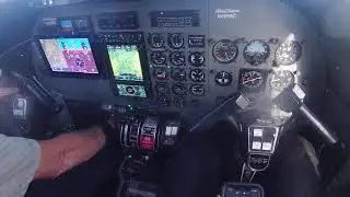 Taking off in the turbo commander 1000 at chino CA
