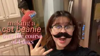 making a cat beanie the week before my exams. (concert season, haunted house, timelapse, etc)