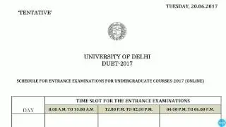 Du ug admission 2017 entrance base admission