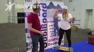 Chemmy Alcott interview CoolBoard balance board for ski fitness