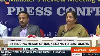 Finance Minister Nirmala Sitharaman: No Stressed MSME Will Be Declared As NPA | Press Conference