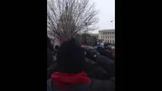 2013 Inauguration tree protester