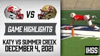 Katy vs Summer Creek - 2021 Week 15 Football Highlights