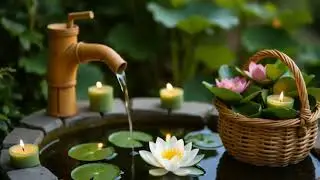 Zen Stream Brown Noise: Bamboo Water Fountain for Deep Sleep & Insomnia Calm
