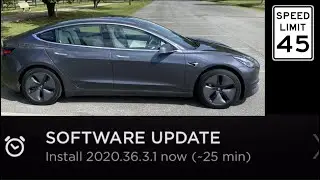 Tesla Model 3 Software Update 2020.36.3.1 | Camera Calibration and Autopilot Testing