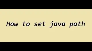 After installing java- TechnoRd