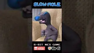 Raging Slow Mole  #retrogaming #animation #stopmotionanimation #pixelart #nintendo #8bitmusic #8bit