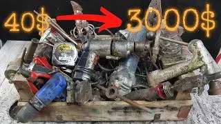 Paid $200 and Earned $4760 : A Whole Hour of Amazing Restoration Techniques 🔨 part 1