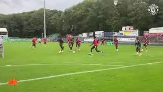 Training in Cologne Manchester United