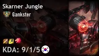 Skarner Jungle vs Fiddlesticks - Gankster - KR Challenger Patch 8.5