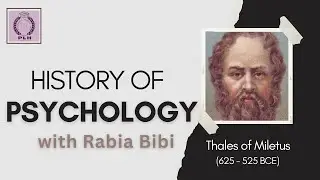 Philosophical Background of Psychology | Greeks | Thales