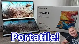 Due schermi in tasca: il monitor portatile dual screen che cambia tutto MINISFORUM MDSA156