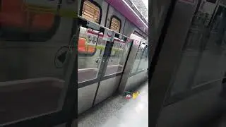 DMRC safety - Early Morning Empty Metro train #delhimetro - Amazing safety door #railwayfacts