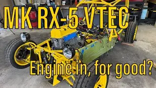 MK Indy RX-5 Vtec: Engine in!
