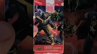 Marvel Annual Card Pack found at Dollar General #marvelavengers #marvelcards #mcushorts #marvel