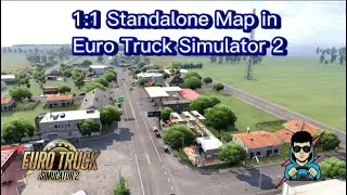 How to setup 1:1 Standalone Map in Euro Truck Simulator 2 | Full Beginner Tagalog Tutorial